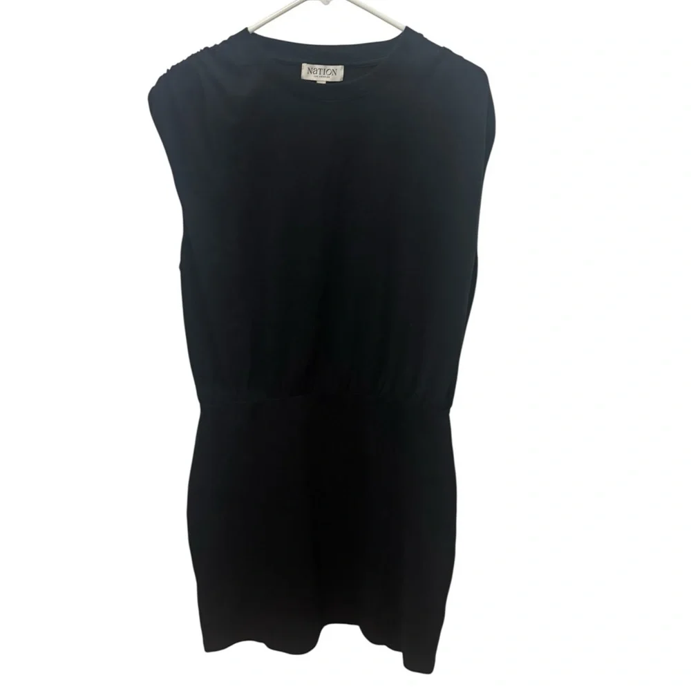 Nation LTD Jac Muscle Tank Dress Black Size Large - Picture 2 of 5
